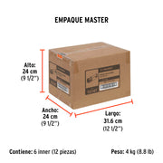 Afilador de cuchillos, cuerpo de acero inoxidable, TRUPER