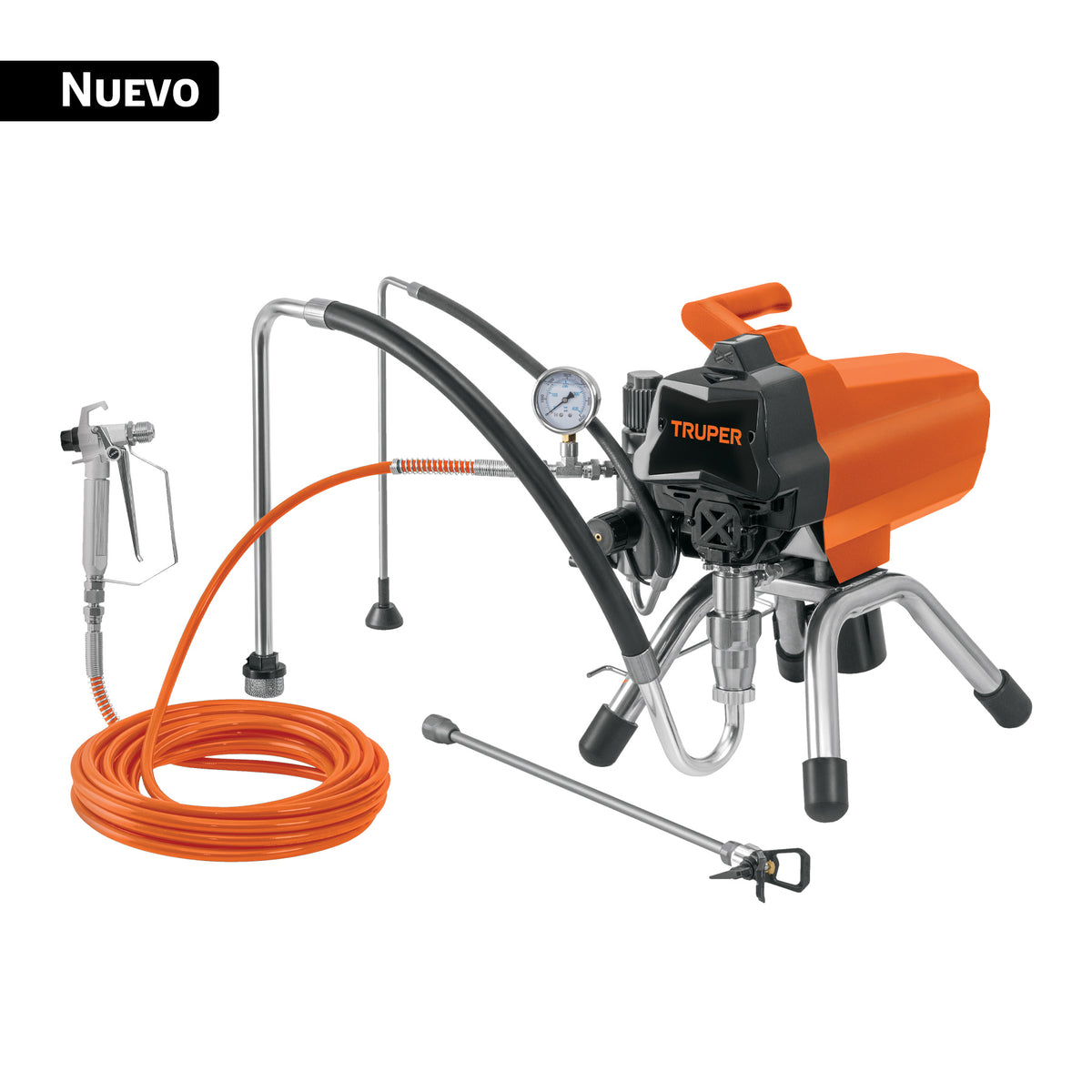 Pulverizador de pintura, sin aire 1100W, 2 l/min, TRUPER