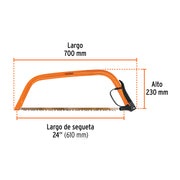Arco jardinero tubular de 24', TRUPER