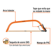 Arco jardinero tubular de 30', TRUPER