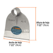 Azadón Lane No. 1 de 1.8 lb, sin mango, TRUPER