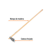Azadón Lane No. 2 de 2.0 lb, mango madera de 54', TRUPER