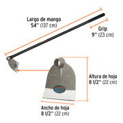 Azadón Lane No. 3 de 2.1 lb, mango de fibra 54', TRUPER