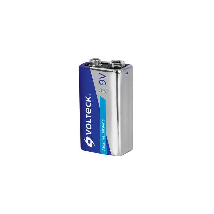 Blíster con 1 pila alcalina 9V, VOLTECK