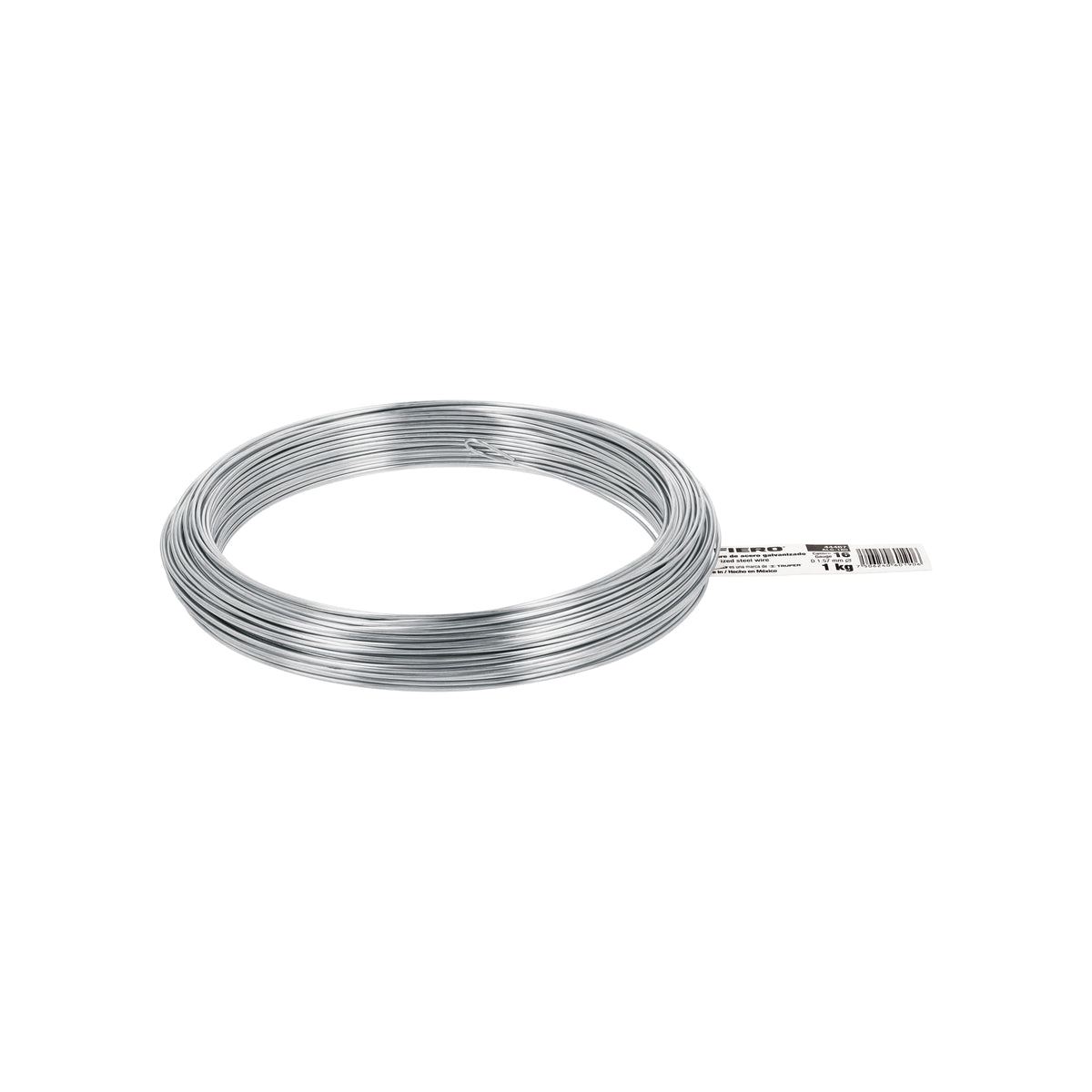 Kilo de alambre galvanizado, calibre 16, FIERO