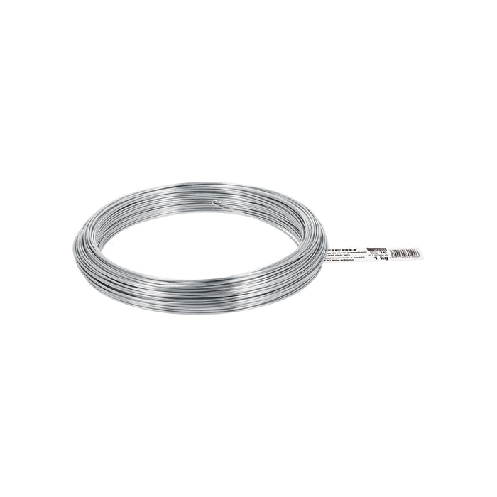 Rollo de 1 kg alambre galvanizado, calibre 16, FIERO
