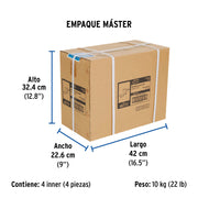 Rollo de 30 g de alambre galvanizado calibre 16, en bolsa