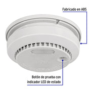 Detector de humo con alarma, VOLTECK