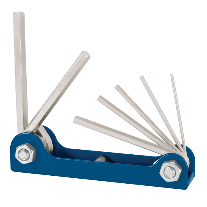 Juego de 7 llaves hexagonales mm, tipo navaja, TRUPER