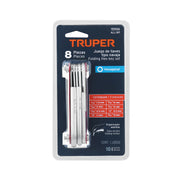 Juego de 8 llaves hexagonales std, tipo navaja, TRUPER
