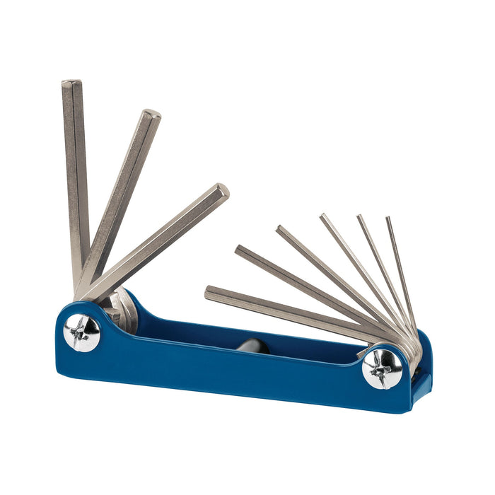 Juego de 9 llaves hexagonales mm, tipo navaja, TRUPER
