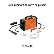Antorcha, conector tipo europeo 1-1/4' para COPLA-40, TRUPER