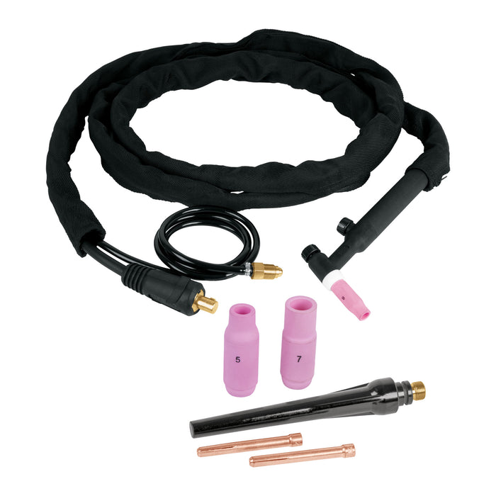 Antorcha TIG con conector 1/2' y conexión para gas, EXPERT