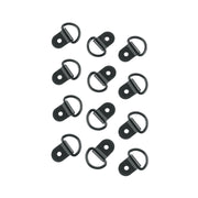 12 anclajes para amarre de carga, anillo en 'D' espesor 1/8'
