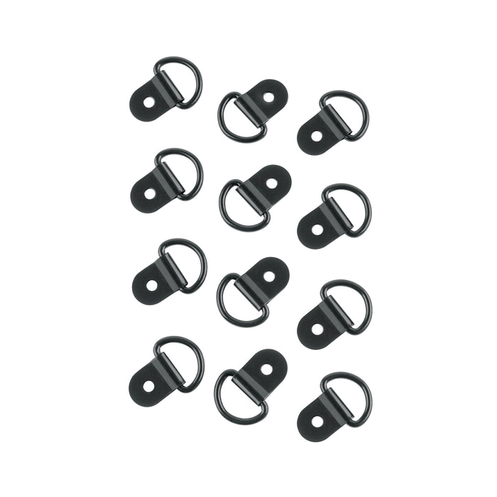 12 anclajes para amarre de carga, anillo en 'D' espesor 1/8'