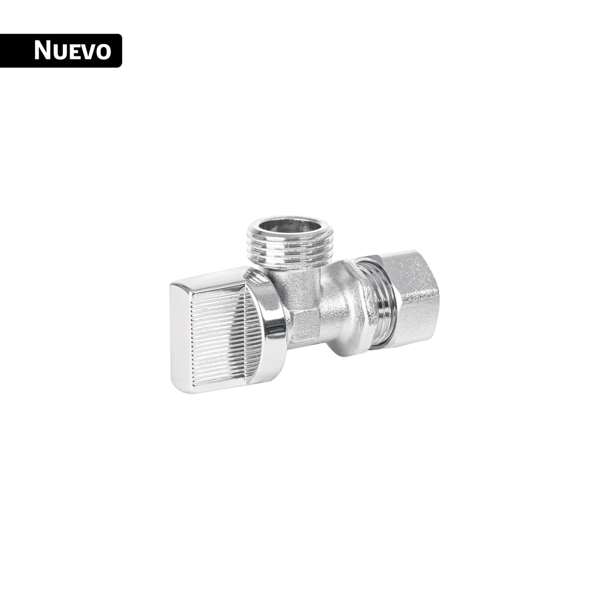 Llave angular 1/2', 1/4 de vuelta, barrilito, BASIC