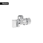 Llave angular 1/2', 1/4 de vuelta, barrilito, BASIC