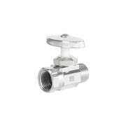 Llave angular recta 1/2',multivuelta, roscable, FOSET