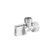 Llave angular 1/2', 1/4 de vuelta, roscable, BASIC