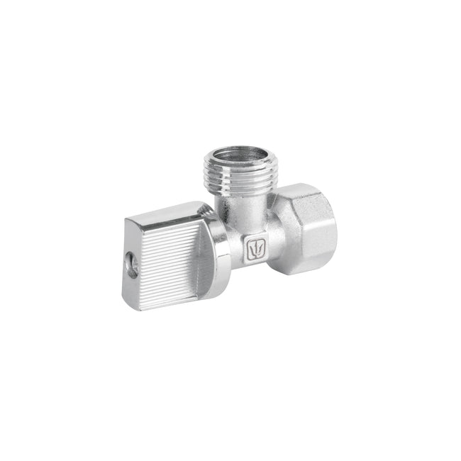 Llave angular 1/2', 1/4 de vuelta, roscable, BASIC