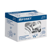 Llave ang. doble salida 1/2', multivuelta, roscable, FOSET