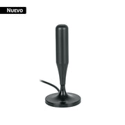 Antena interior para TV HD, base magnética, 26 dB VOLTECK