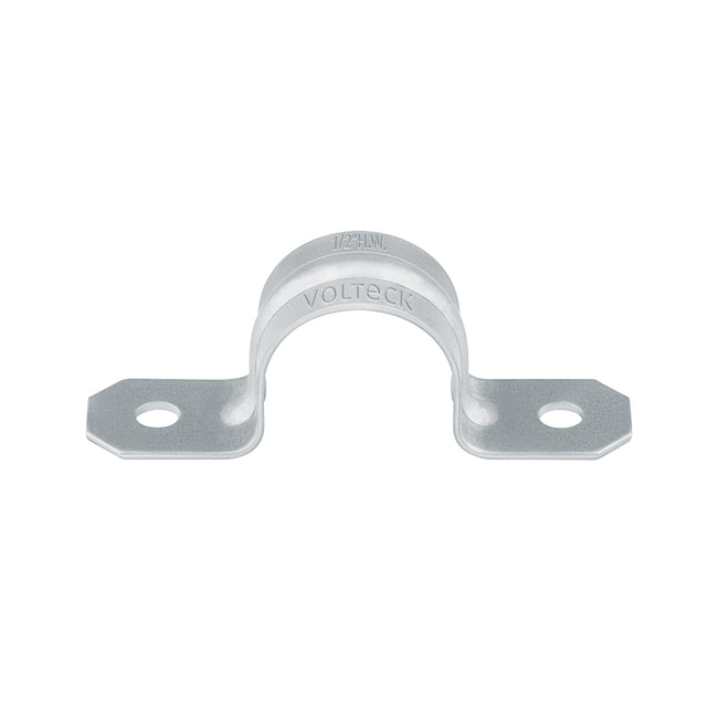 Bolsa c/10 abrazaderas tipo omega 1/2' p/tubo pared gruesa