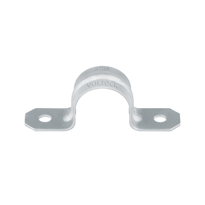 Bolsa c/10 abrazaderas tipo omega 1/2' p/tubo pared gruesa