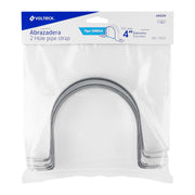 Bolsa c/5 abrazaderas tipo omega 4' p/tubo pared delgada
