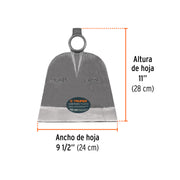 Azadón oreja y martillo No. 3 de 3.3 lb, sin mango, TRUPER