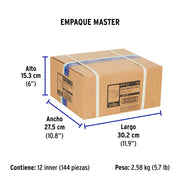 Interruptor de 3 vías, marfil, línea VOLTECK BASIC