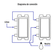 Interruptor de 3 vías, VOLTECK BASIC