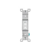 Interruptor vertical de palanca, Standard, blanco, VOLTECK