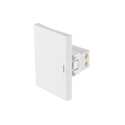 Interruptor de 3 vías blanco de 3 módulos, línea Lisboa