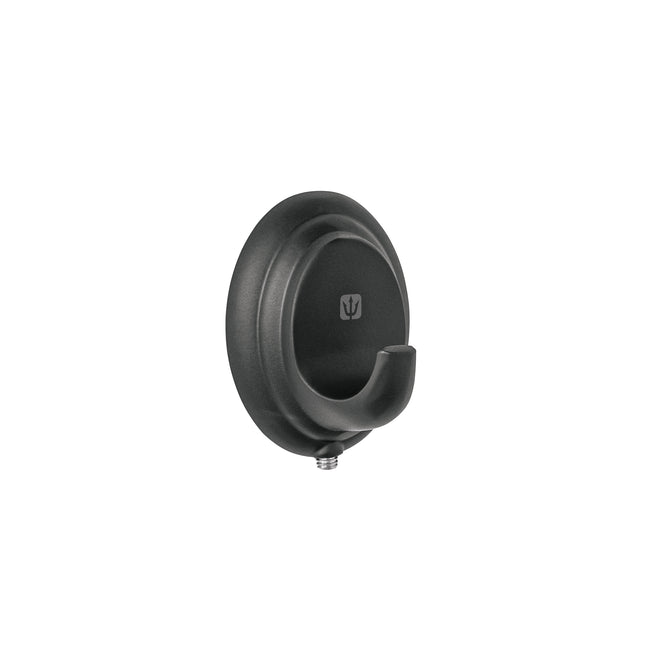 Gancho sencillo para toallas, negro, FOSET AQUA
