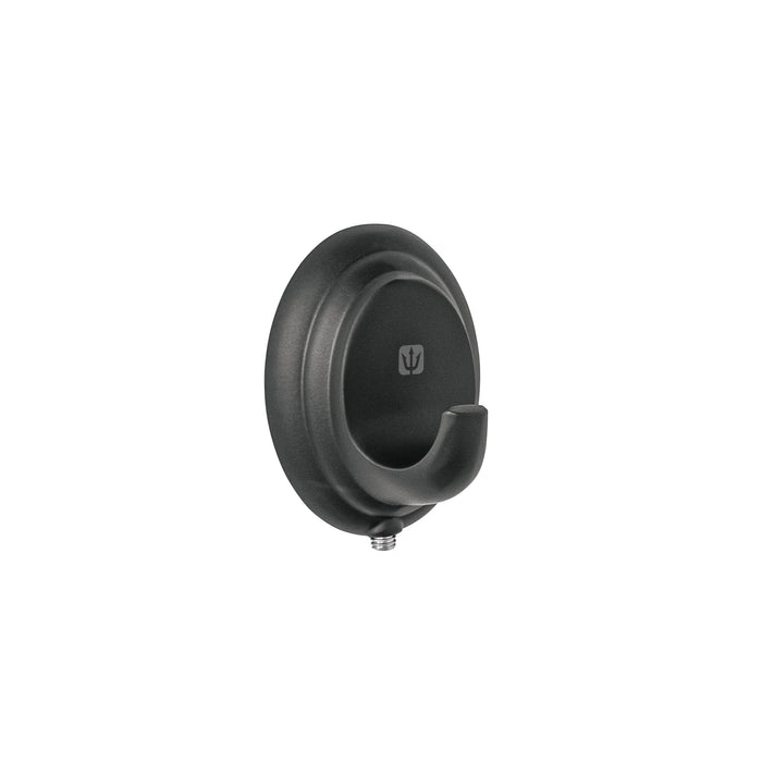 Gancho sencillo para toallas, negro, FOSET AQUA