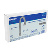 Cuello tipo bar para mezcladora de lavabo, satín, AQUA
