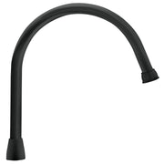 Cuello largo para mezcladora de fregadero, negro mate, AQUA