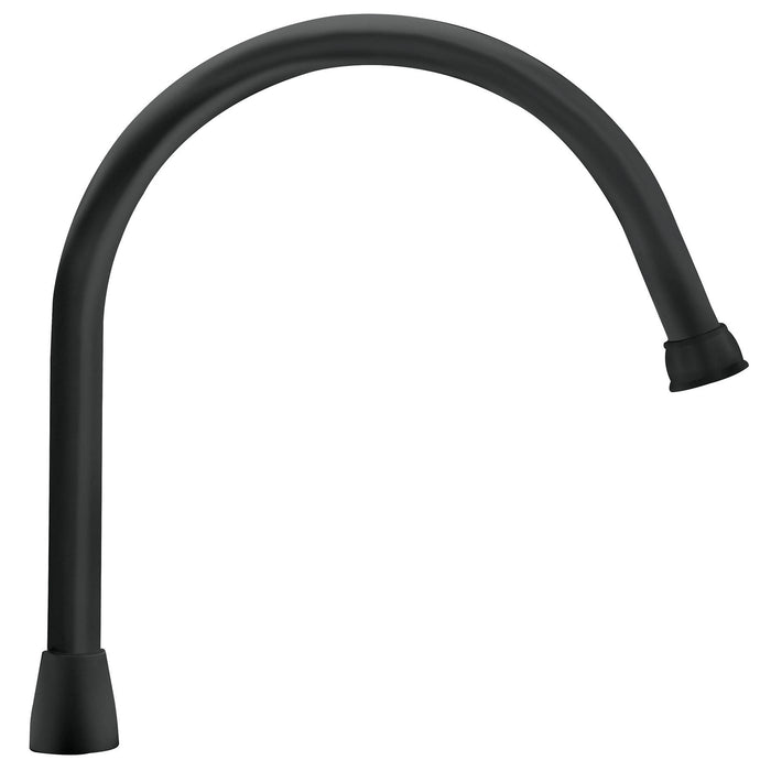 Cuello largo para mezcladora de fregadero, negro mate, AQUA