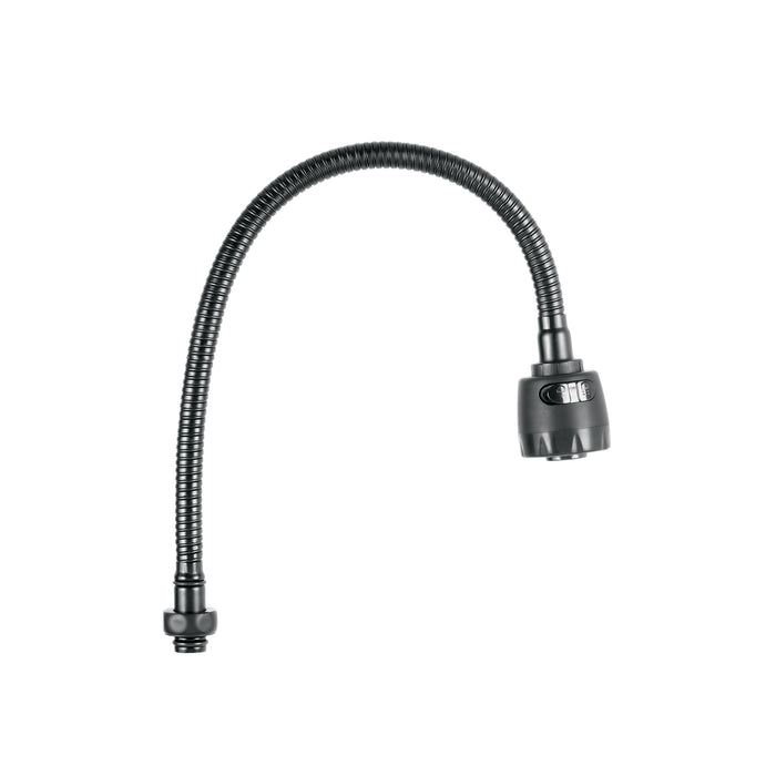 Cuello flexible para mezcladora de fregadero, negro, AQUA