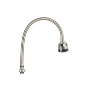 Cuello flexible para mezcladora de fregadero, satín, AQUA