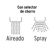 Cuello flexible para mezcladora de fregadero, cromo, AQUA