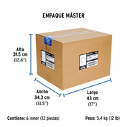 Manguera lisa para regadera, manual, cromada, FOSET RIVIERA