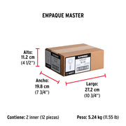 Bolsa con 144 armellas cerradas de 18 x 50, FIERO