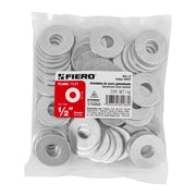 Bolsa de 1 kilo arandelas planas galvanizadas 1/2', FIERO