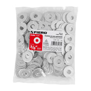 Bolsa de 1 kilo arandelas planas galvanizadas 3/8', FIERO