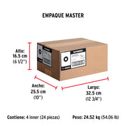 Bolsa de 1 kilo arandelas planas galvanizadas 5/16', FIERO