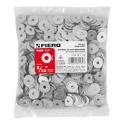 Bolsa de 1 kilo arandelas planas galvanizadas 5/32', FIERO