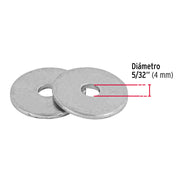 Bolsa de 1 kilo arandelas planas galvanizadas 5/32', FIERO