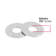 Bolsa de 1 kilo arandelas planas galvanizadas 7/16', FIERO